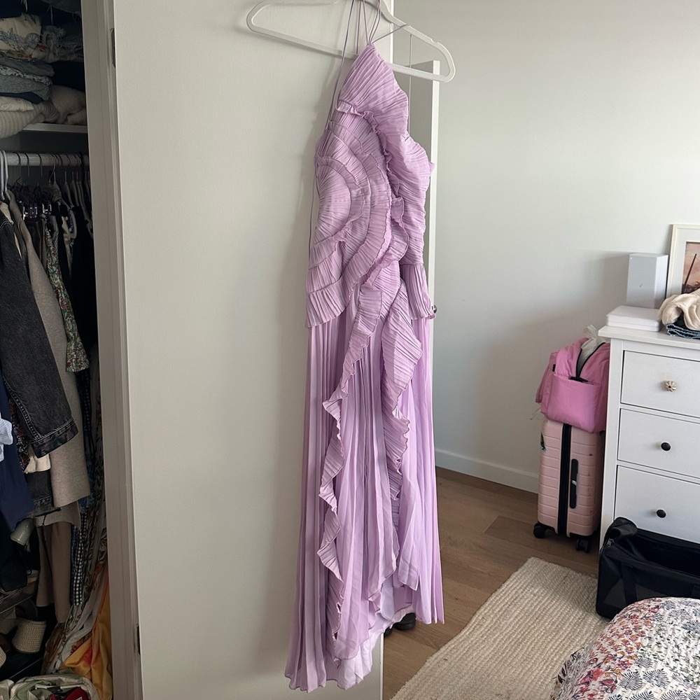 LILAC RUFFLE DRESS - Picture 8 of 8